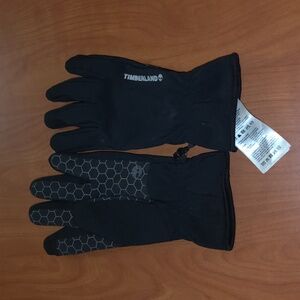 Timberland Men`s Power Stretch Touchscreen Compatible Web Grip Gloves Small